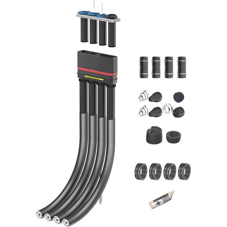 Doyma Mehrsparten-Hauseinführung Quadro-Secura Nova R4 All Inclusive, 6m, Kunststoff, 275800109096