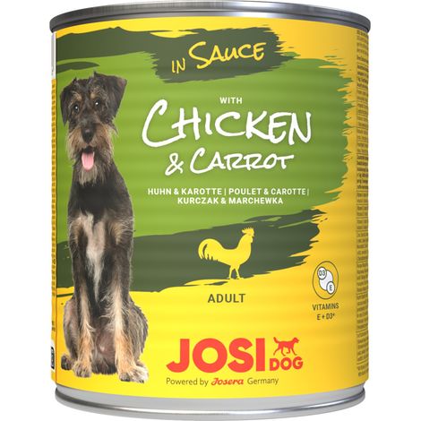 Josera JosiDog Hundefutter Huhn & Karotte in Sauce 830 g