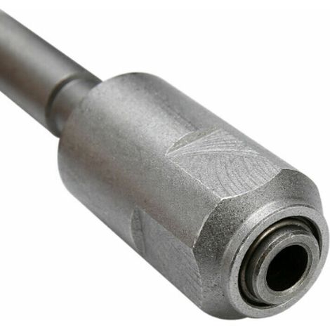 Adaptateur SDS Max vers SDS Plus en Acier Chromé 40mm, Raccord pour Marteau Perforateur, Piqueur et Burin (1/4)