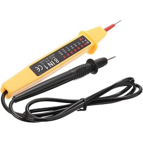Testeur de tension LED - Testeur de phase - Tension CC et AC 0-500 V (1/5)