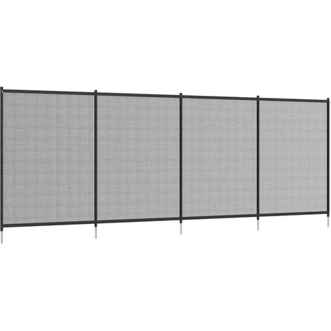 Valla de seguridad para piscina 365 x 126 cm negra, set de 4 paneles de aluminio (1/5)