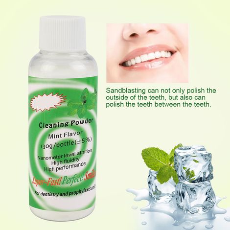 Poudre nettoyante dentaire Prophy Mate pour polisseuse à jet d'air, saveur menthe (1/5)