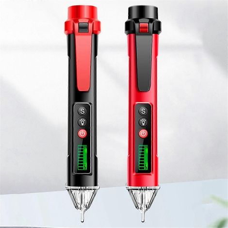 VC1010 Testeur de courant alternatif numérique intelligent sans contact, stylo multimètre 12-1000 V, capteur électrique, crayon de test, A (1/4)