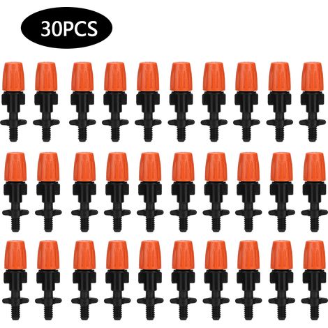 Lot de 30 micro-arroseurs réglables pour jardin, accessoires d'arrosage et de brumisation (1/4)