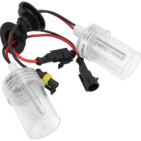 2 ampoules de phare voiture xénon HID 100W 8000K culot H7 pour véhicules 12V (1/5)