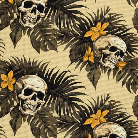 Tela decorativa para exteriores Oxford - Motivo de calavera I DX4030 (1/5)