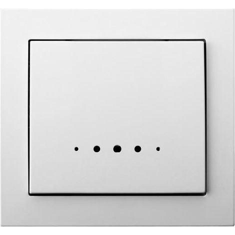 Oberflächenmontierter Innenlichtschalter einer großen Schaltfläche Click Wandplatte Weiß Licht (1/2)