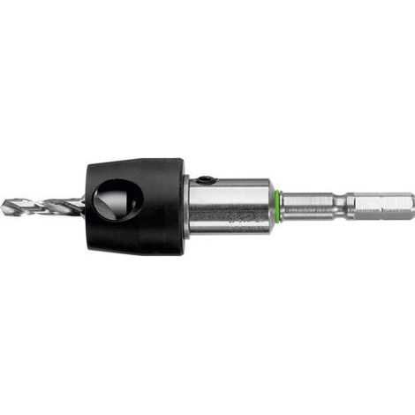 Festool – Foret avec butée de perçage 4.5mm – Pour perçage et lamage en une seule passe – Accessoire pour perforateur