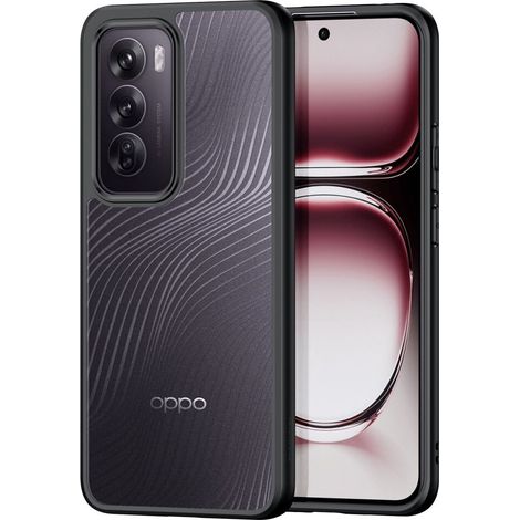 Coque DuxDucis pour Oppo Reno 12, modèle Aimo, transparente/noire (1/5)