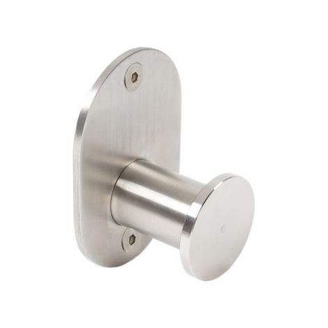 Metaform Blizz Appendiabito singolo in acciaio inox spazzolato accessori a parete per il bagno gancio per asciugamani e accappatoio (1/3)