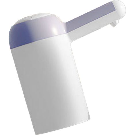 Pompe à eau électrique sans fil pour bonbonnes d'eau, distributeur d'eau automatique, blanc et violet. (1/5)
