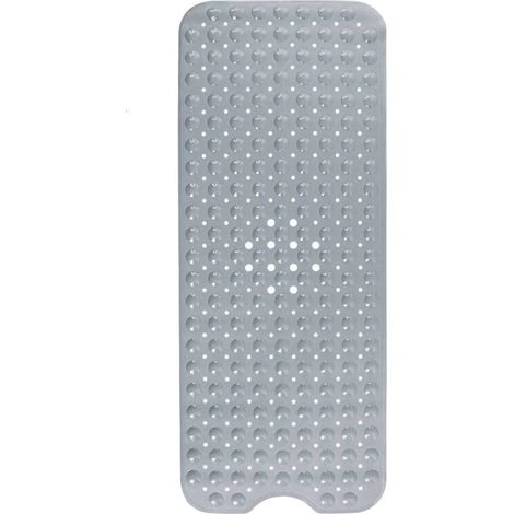 MINKUROW Alfombrilla De Baño, Alfombrilla De Baño Con 200 Ventosas Inserto De Bañera Alfombrilla De Ducha Antideslizante 100 X 40 Cm (Gris) (1/4)