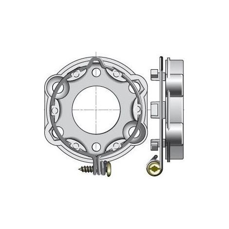 Support pour moteur Somfy LT50/LT60 avec anneau d'arrêt - SOMFY - (1/2)