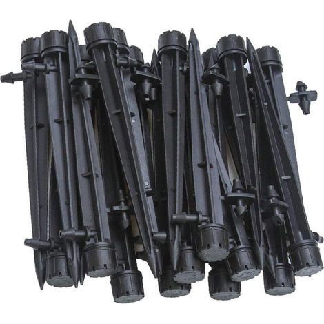 Goutteurs d'irrigation avec Connecteur pour Tube de 4mm / 7mm, Réglables 360 ° émetteur Micro Arroseurs Goutte Système Jardin des Plantes de Tuyau d'irrigation Brumisation, Paquet de 50 H249 (1/5)