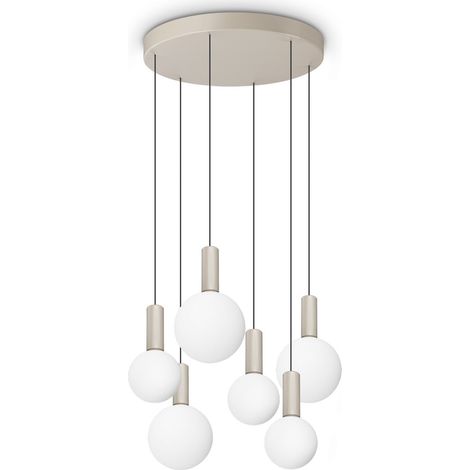 Ideal Lux ODEON Suspension LED blanche à 6 LED 5500 lm 3000 K (1/2)
