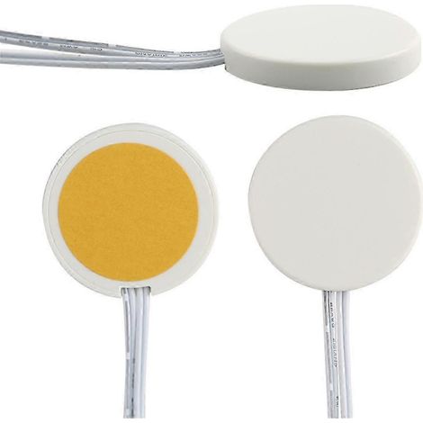Interrupteur à variateur tactile LED dissimulé, panneau en bois noir (1/5)