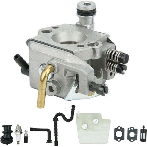 Vergaserfilter-Kit und Ansaugrohr kompatibel mit Stihl 024 026 MS260 Kettensägenteil