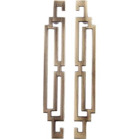 Set mit 5 Möbelgriffen, 128 mm Lochabstand, Antikbronze-Zinklegierung, für Küchenschränke und Schubladen (1/5)