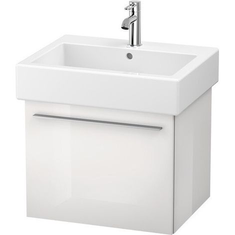 Mobile contenitore Duravit X-Large Vanity da parete 6044, 1 cassetto, 550 mm, per Vero, Colore (anteriore/corpo): Laccato lucido blu pietra - XL604404747