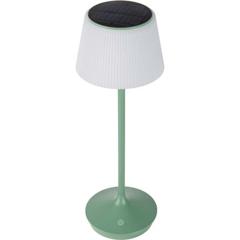 Lampe de table lampe d'extérieur lampe de table LED lampe à pile variateur tactile vert H 38 cm