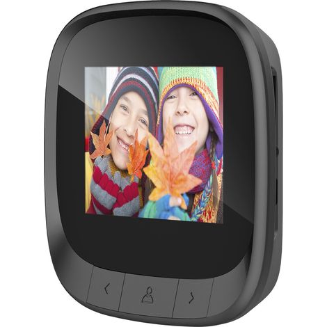 Caméra de sécurité DD3S pour judas vidéo, vision 360p, angle de vision de 90°, écran LCD 2,4 pouces, compatible avec les systèmes d'alarme domotiques. (1/5)
