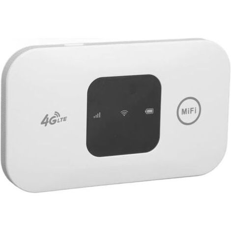 Portable 4G WiFi, 150Mbps 4G WiFi Router Routeur sans Fil WiFi Box 2.4G avec Batterie Rechargeable 2100mAh, Routeur WiFi MODEM (1/4)