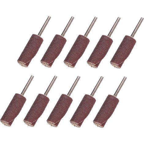 10 Pieces Performance Fiberglass Sandpaper Sanding Crafts Handle (1/5)