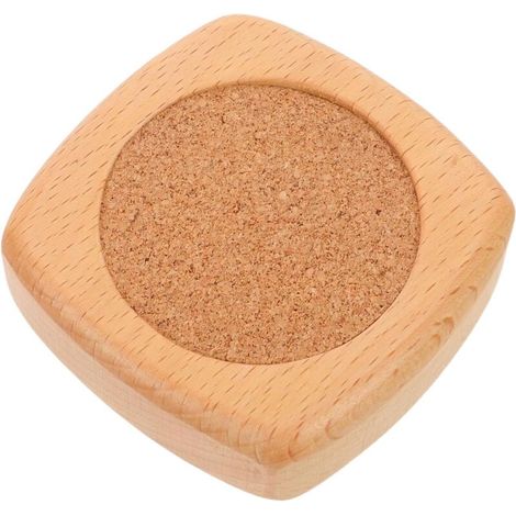 Solid Beech Wood Needle Holder with Cork Insert, Compact Pin Cushion for Sewing and Embroidery, Practical Storage Accessory for Sewing and Knitting Needles (1/5)