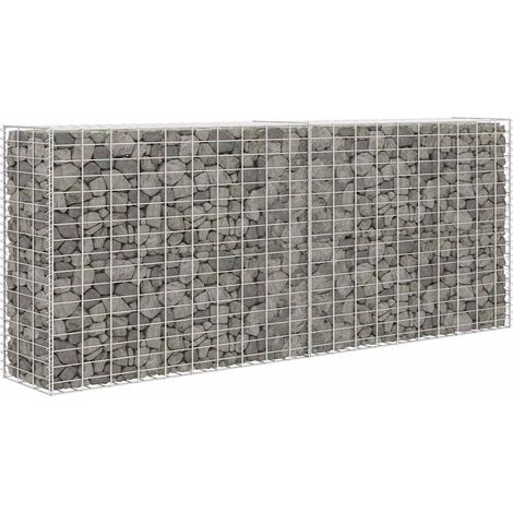 Panier de gabion Acier inoxydable 85x30x200 cm (1/5)