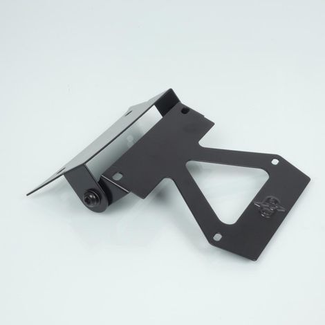 Support de plaque d immatriculation One pour moto acier noir Neuf (1/4)
