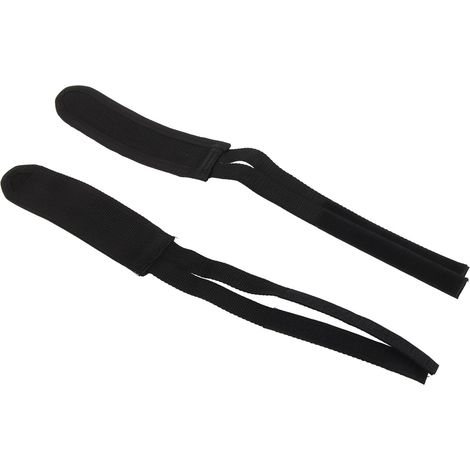 paire de sangles adhésives noires pour pédales de vélo de route à pignon fixe (1/5)