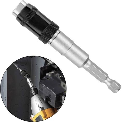 Porte-embout magnétique pivotant, résistant aux chocs, pour perceuse à vis (1/5)