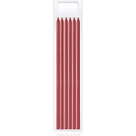 Crayon de travail du bois portable, crayon de charpentier, porte-mine, boîte de recharges (accessoires uniquement, mines non incluses). (1/5)