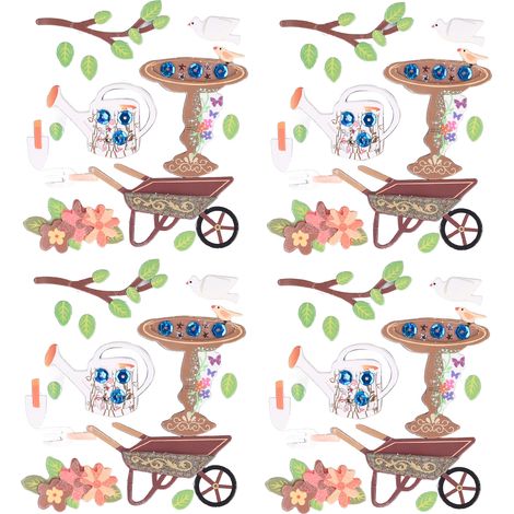 4 Stickers 3D Enfants DIY Créatifs pour Décorations Cadeaux, Cartes et Emballages - Idéal Filles, Adolescents (1/5)