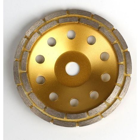 Diamant meule Assiette Disques abrasifs Ø 180 mm 22,23 mm trous 4 mm à dents double (1/5)