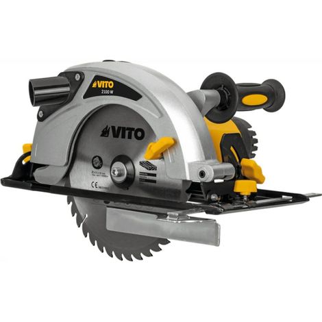 Scie circulaire 2100W- Disque 235 mm - corps aluminium - découpe 45° - 80mm épaisseur VITO