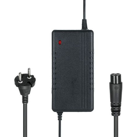 Chargeur De Scooter Electrique 54.6V 2A, Chargeur De Batterie Lithium-Ion, Connecteur En Ligne A 3 Trous, Adapte Au Scooter Electrique Kugoo M4 (1/5)