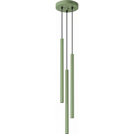 Lampade a sospensione PASTELO salvia 19.5x115x19.5cm Sollux (1/5)