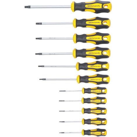 Tournevis torx assortiment t6-7-8-9-10-15-20-25-27-30-40 bgs diy - Tournevis torx assortiment t6-7-8-9-10-15-20-25-27-30-40 bgs diy (1/4)