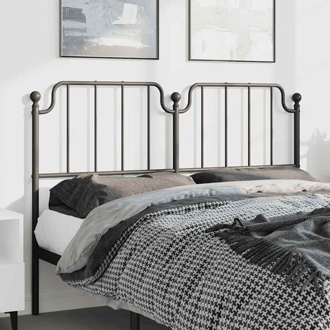 Ersatz-Kopfteil Metall Schwarz 135 cm