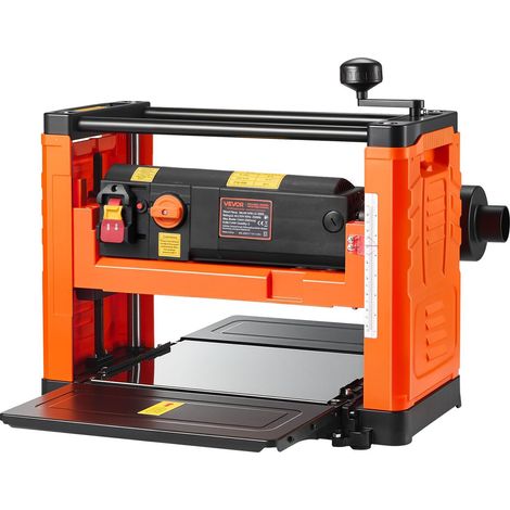 Raboteuse électrique à deux vitesses,table de travail de 330 mm,moteur puissant de 2000W,trois lames,idéale pour le bois dur et tendre (1/5)