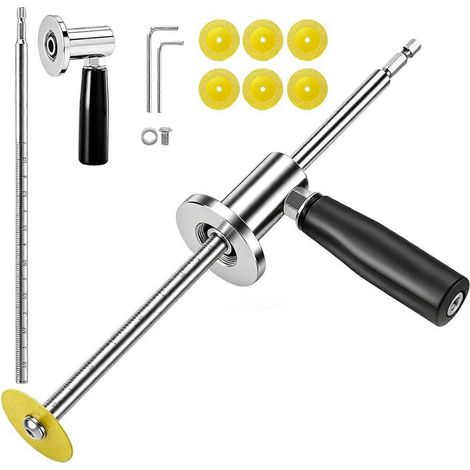 Coupe-tubes intérieur pour PVC, outil de coupe pour perceuse, poignée à profondeur réglable avec molette de coupe, idéal pour les travaux de plomberie et de bricolage. (1/5)