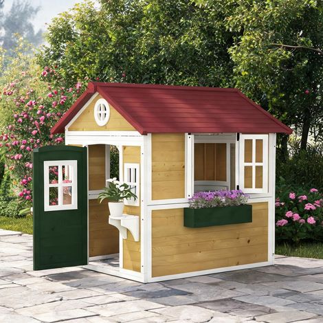 SunJet Cabane de jardin pour enfant, maison de jeu extérieure - Réf. QAUAA6LF10NU (1/5)