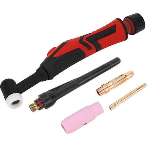 WIG-Brenner-Set, Teile, Verbrauchsmaterialien, luftgekühltes Argon-Schweißzubehör mit Ventilbrennerkopf