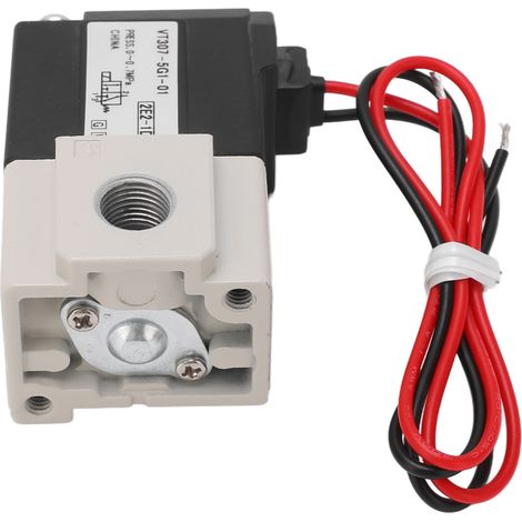 Électrovanne à vide SMC G1/8, électrovanne pneumatique à action directe à deux positions et trois voies (1/5)