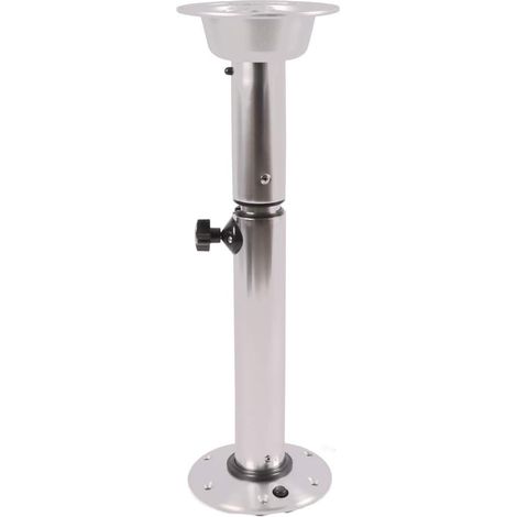 Pata de mesa estándar para barco, caravana, autocaravana, caravana, altura ajustable, pata de mesa de cabina con acero inoxidable
