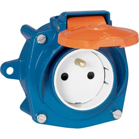 Prise saillie métal Martin Lunel 2P+T IP44 16A 200V à 250V (053900)