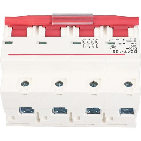 DZ47-125 100A Miniature Circuit Breaker, Type D 4P (1/5)