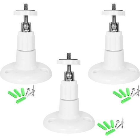 Drei Kamerahalterungen, Metallwandhalterungen für smarte Sicherheitskameras, verstellbare Deckenhalterungen, kompatibel mit Arlo und anderen Modellen. (1/5)