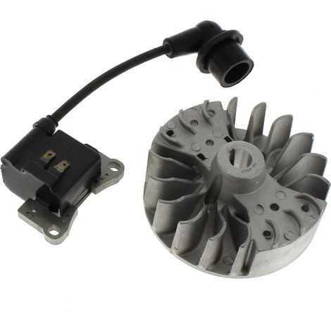 Bobine d'allumage 1E34F-2E-3 – Volant pour débroussailleuse Al-Ko – Compatible avec Bc4125ii-s, Ebv260e, Ms254b – Performance optimisée
